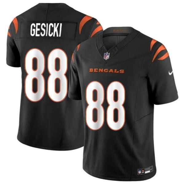 Youth Cincinnati Bengals #88 Mike Gesicki Black 2024 F.U.S.E. Vapor Untouchable Limited Stitched Jersey Dzhi